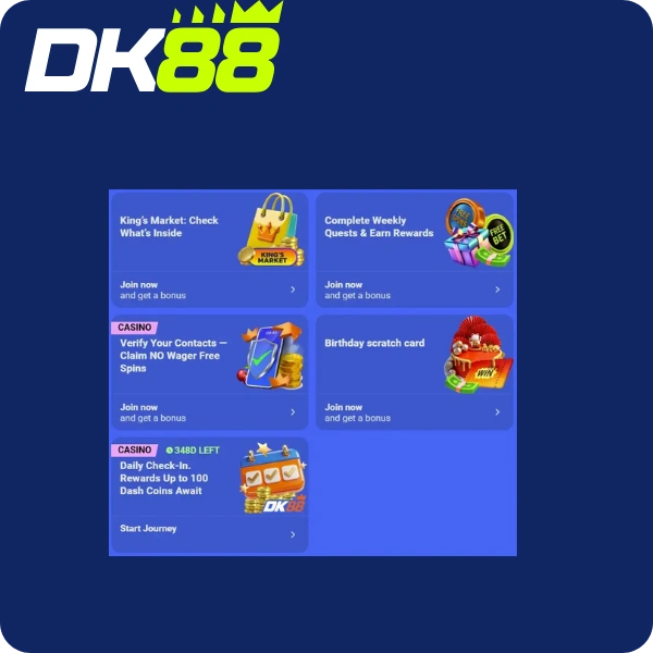 Bonuses Malaysia DK88 Casino
